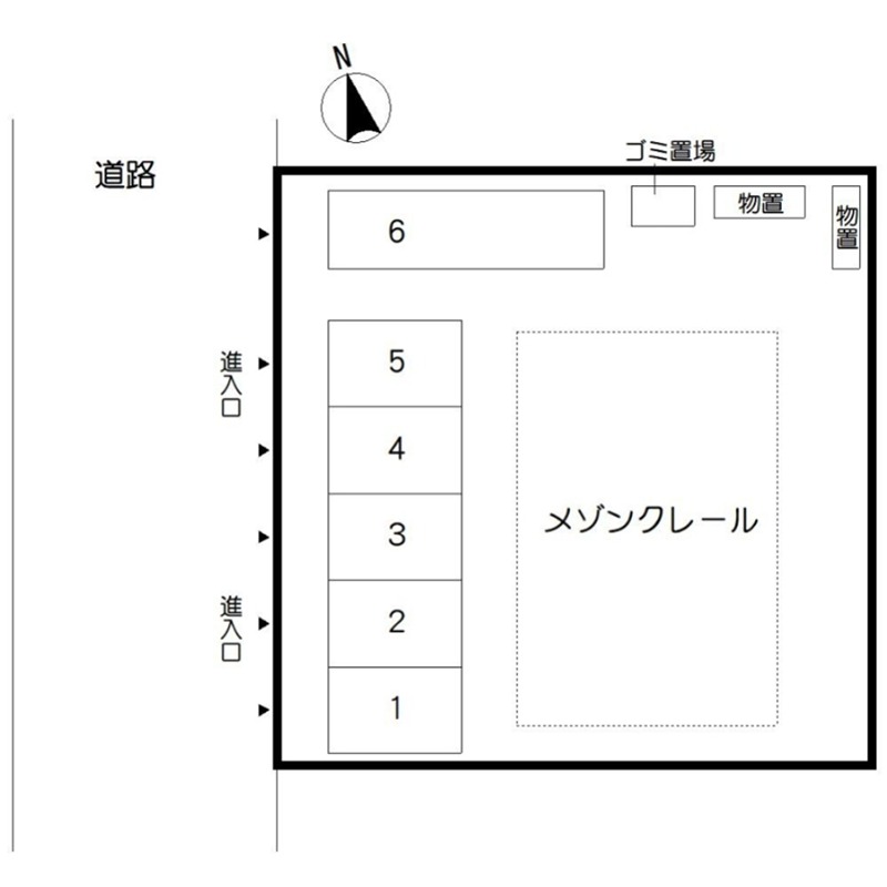 メゾンクレール 地図（共通）