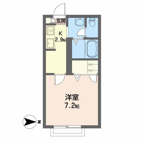 フルール八橋 間取り