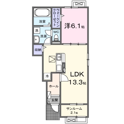 秋田県秋田市牛島西１丁目 間取り