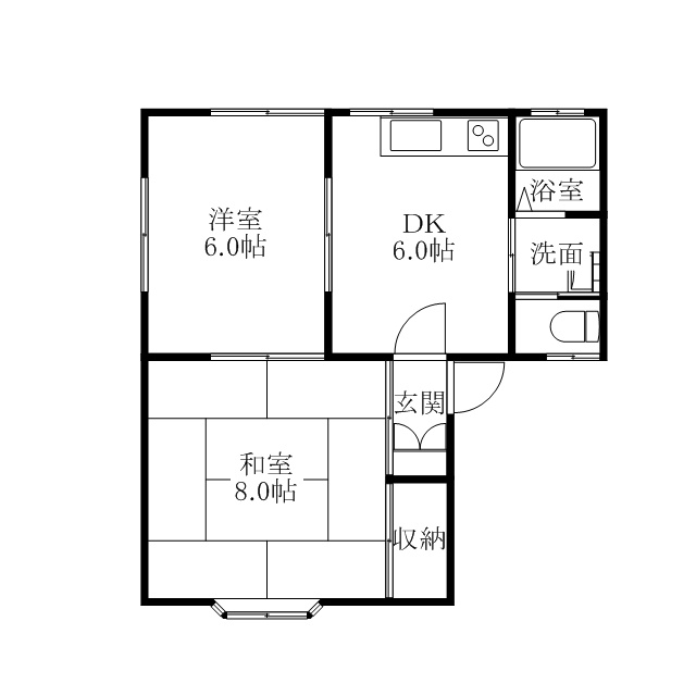 アーバンティ天王Ⅱ 間取り