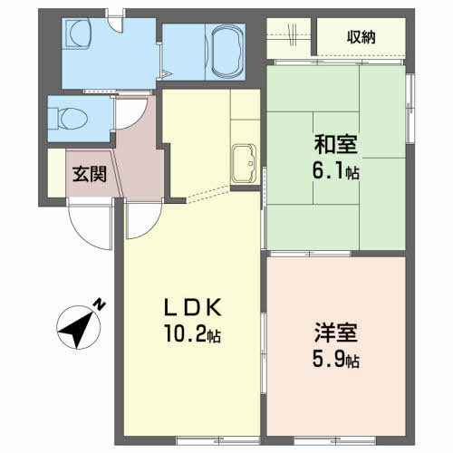 サンリバーＤ 間取り