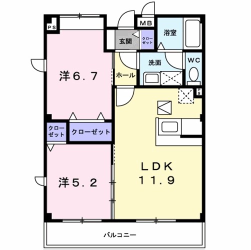 秋田県秋田市泉南１丁目 間取り