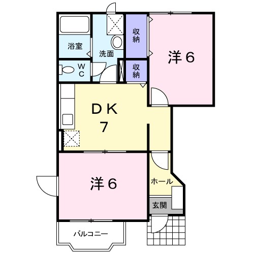 秋田県秋田市横森３丁目 間取り