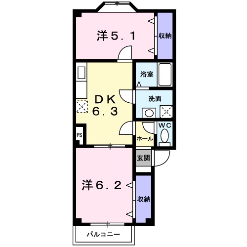 秋田県秋田市楢山太田町 間取り