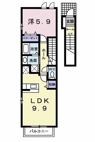 秋田県秋田市寺内蛭根１丁目 間取り