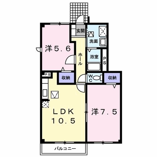 秋田県秋田市四ツ小屋中野 間取り