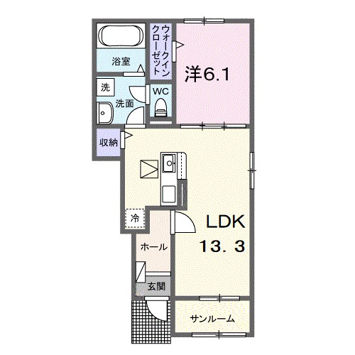 秋田県潟上市天王追分 間取り