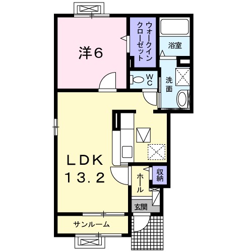 秋田県秋田市新屋町関町後 間取り