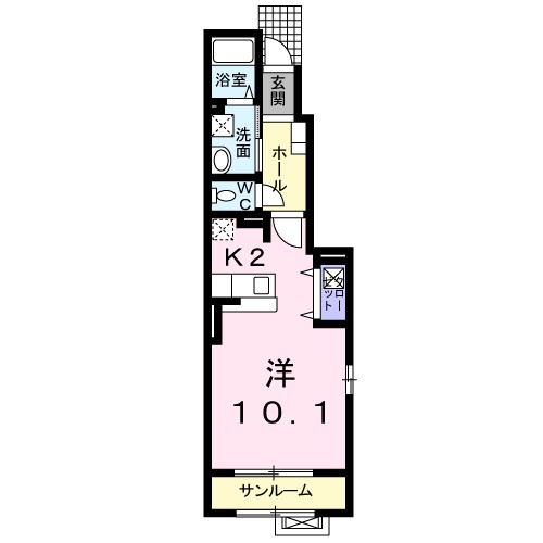 秋田県秋田市柳田境田 間取り