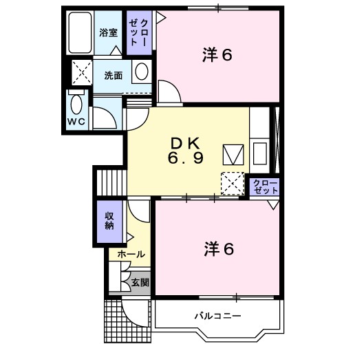 秋田県秋田市仁井田福島２丁目 間取り