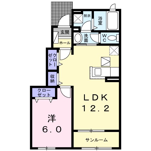 秋田県秋田市将軍野東２丁目 間取り