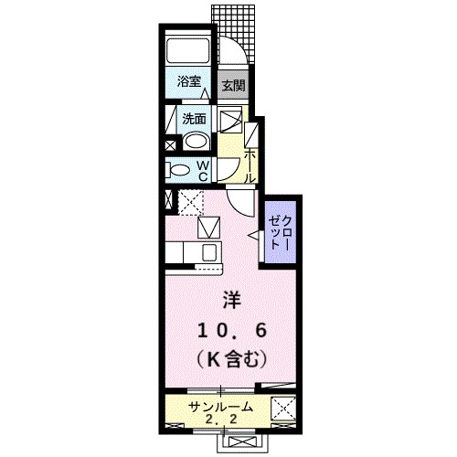秋田県秋田市広面川崎 間取り