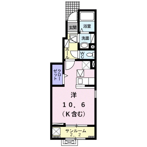 秋田県秋田市広面川崎 間取り