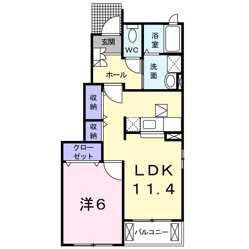 秋田県秋田市将軍野東１丁目 間取り