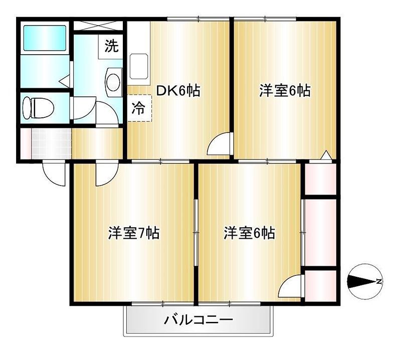 秋田県秋田市高陽幸町 間取り