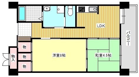 カーサマリア 510号室 間取り