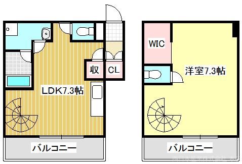 ラビーナ櫛原 103号室 間取り