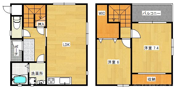 コリーナ櫛原 A 間取り