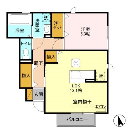茨城県土浦市荒川沖 間取り