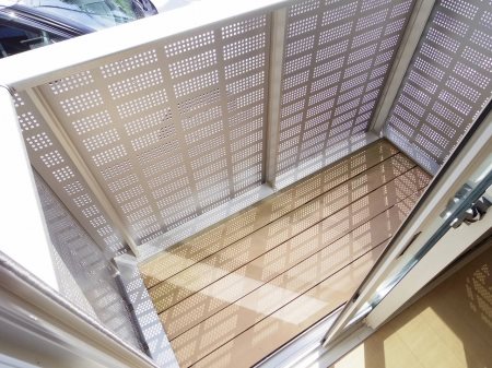 茨城県土浦市真鍋６丁目 ベランダ