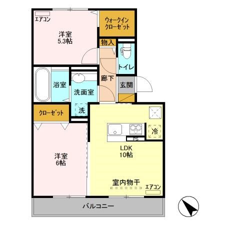 茨城県稲敷郡阿見町うずら野４丁目 間取り
