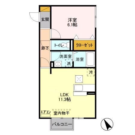 茨城県かすみがうら市下稲吉 間取り