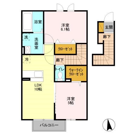 茨城県土浦市西真鍋町 間取り