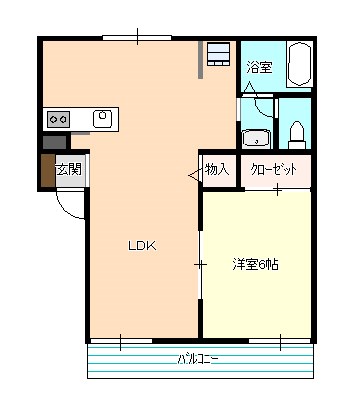 茨城県つくば市若葉 間取り