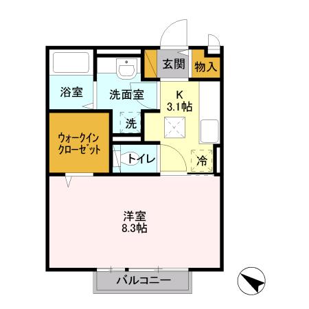 茨城県土浦市神立町 間取り