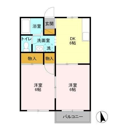 茨城県土浦市木田余東台２丁目 間取り
