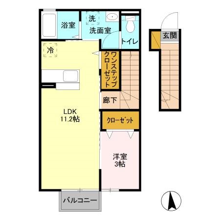 茨城県かすみがうら市稲吉２丁目 間取り