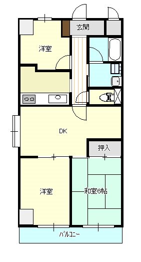 茨城県土浦市港町１丁目 間取り
