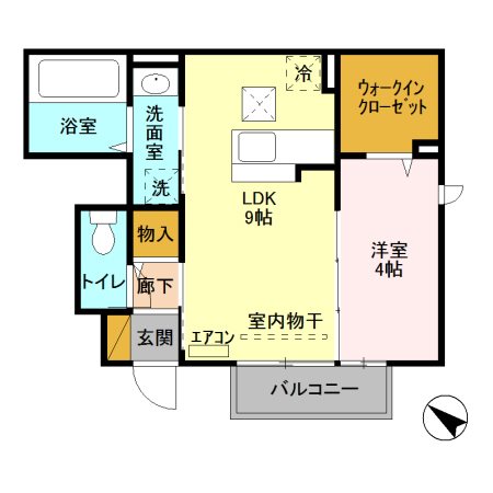 茨城県稲敷郡阿見町うずら野４丁目 間取り