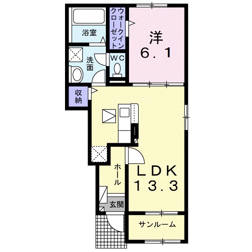 茨城県稲敷郡阿見町鈴木 間取り