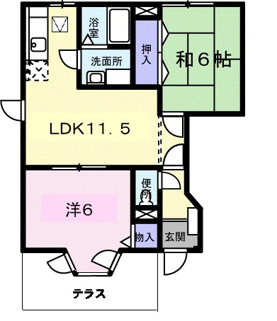 茨城県稲敷郡阿見町鈴木 間取り