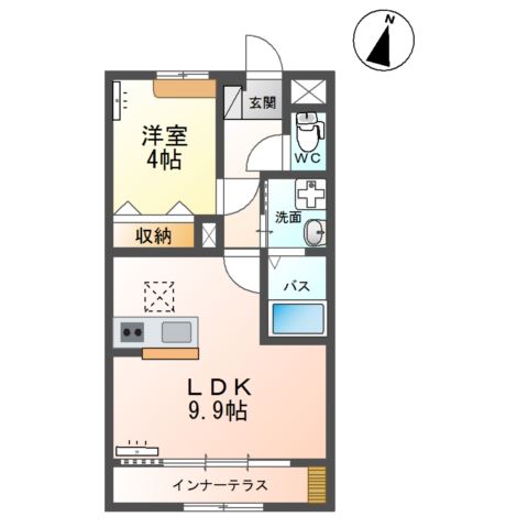 茨城県稲敷郡阿見町中央２丁目 間取り