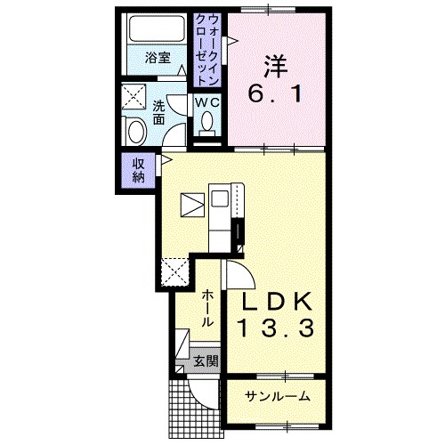 茨城県稲敷郡阿見町鈴木 間取り