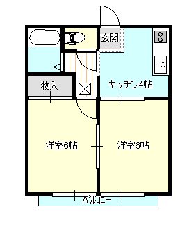 茨城県下妻市下木戸 間取り