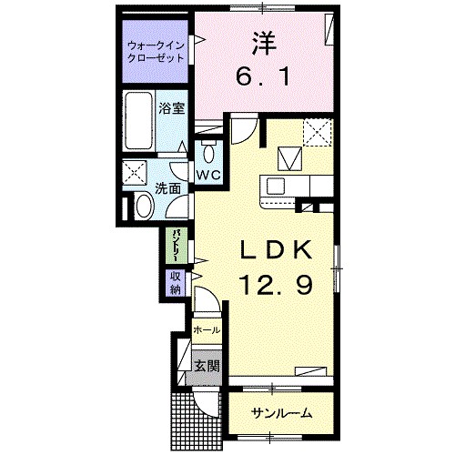 茨城県土浦市天川１丁目 間取り
