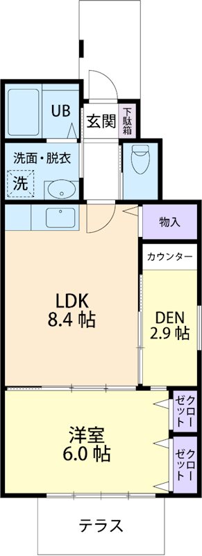 茨城県稲敷郡阿見町荒川本郷 間取り