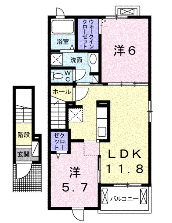 茨城県稲敷郡阿見町うずら野３丁目 間取り
