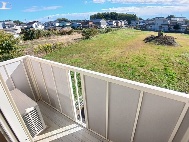 茨城県稲敷郡阿見町若栗 ベランダ