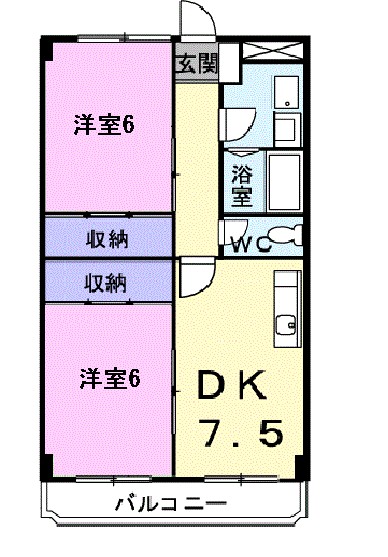 茨城県土浦市真鍋新町 間取り