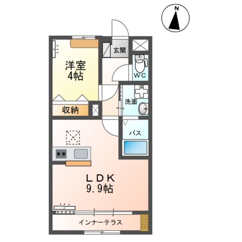 茨城県稲敷郡阿見町中央２丁目 間取り