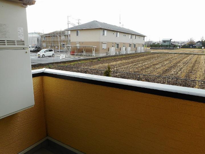 茨城県土浦市田中３丁目 ベランダ