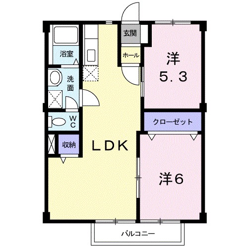 茨城県土浦市下高津４丁目 間取り