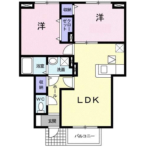 茨城県稲敷郡阿見町岡崎３丁目 間取り