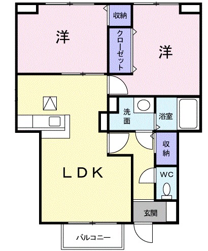 茨城県牛久市牛久町 間取り