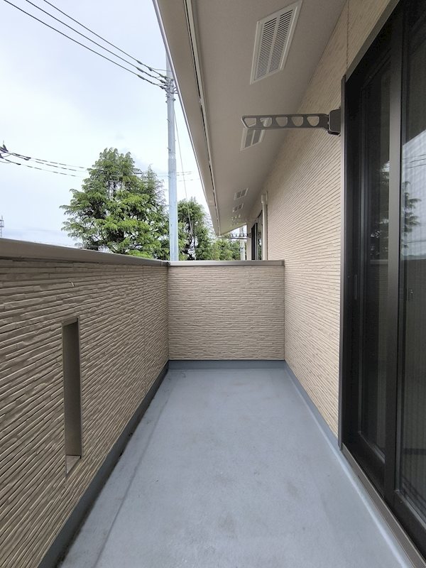 茨城県土浦市中都町１丁目 ベランダ