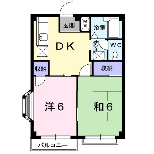 茨城県稲敷郡阿見町岡崎２丁目 間取り